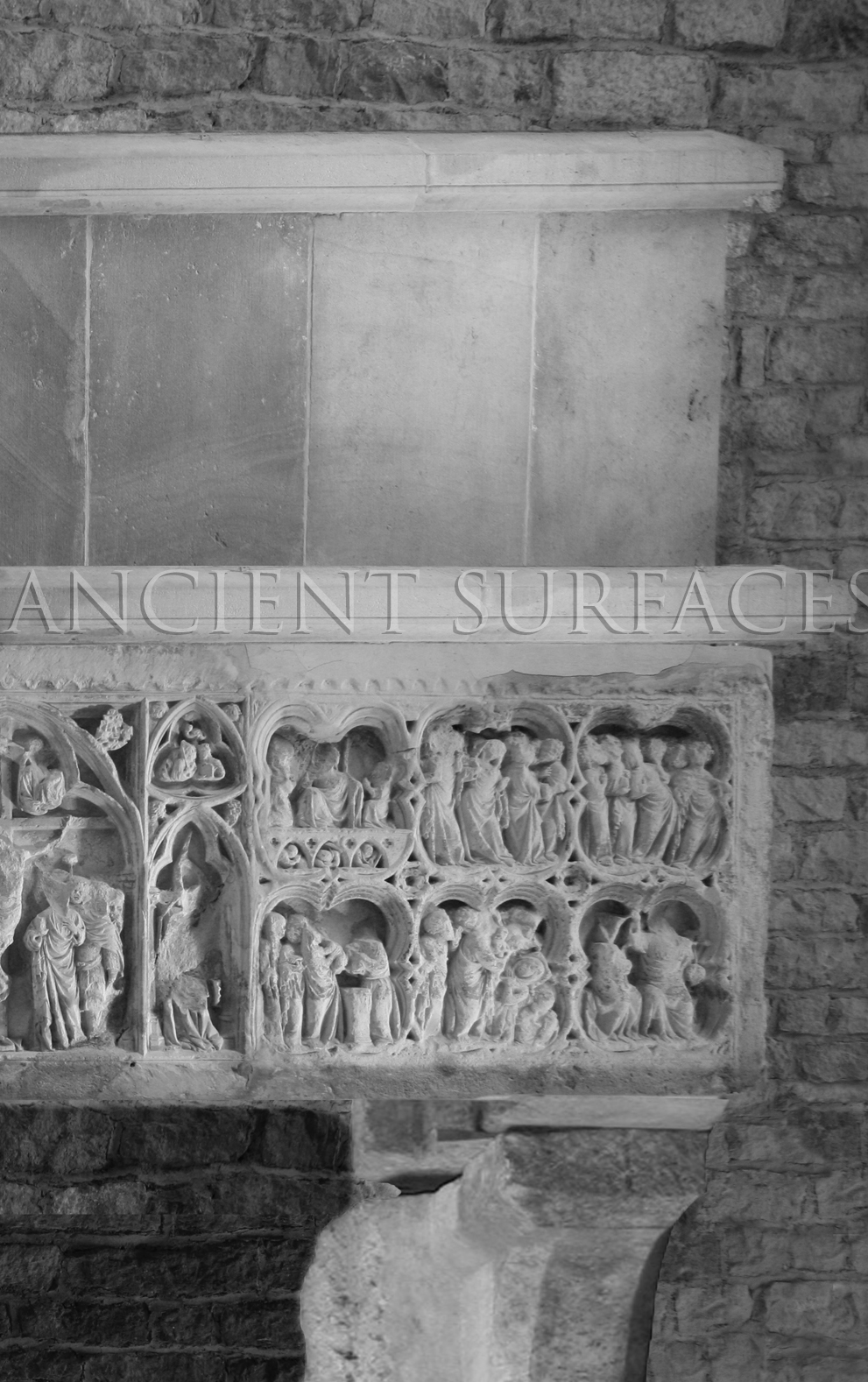 Antique Mantle in a French Abbaye