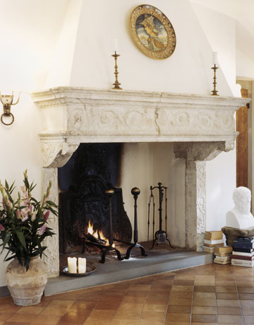 Antique Italian Fireplace