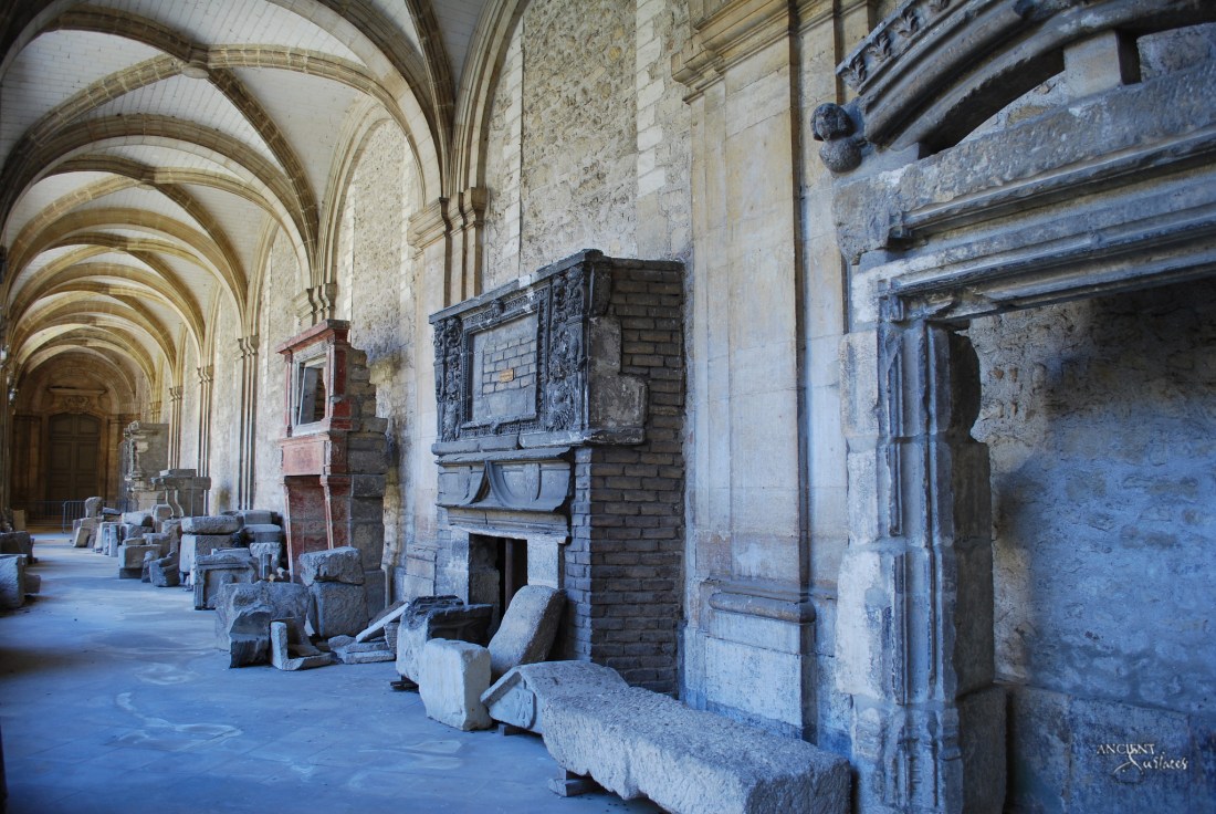 Saint Remy Limestone Fireplace
