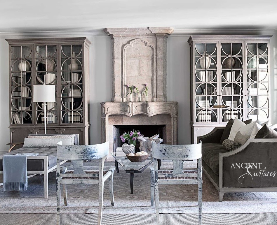 classic-french-farmhouse-antique-limestone-fireplace