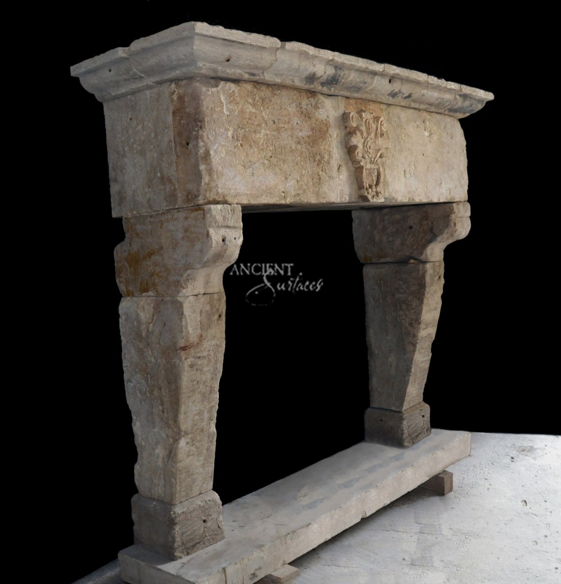 antique-restored-limestone-fireplace-design