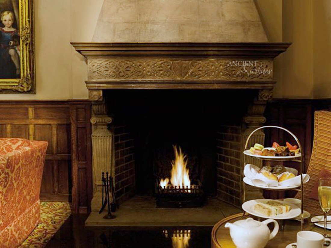 reclaimed french fireplace