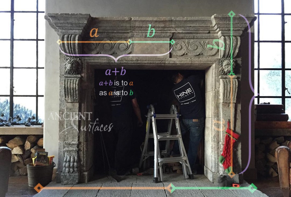 Antique-limestone-fireplace-stone-golden-ratio