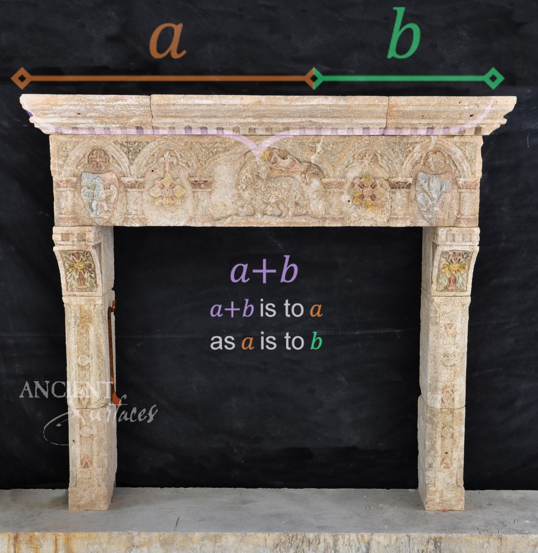 Antique-limestone-fireplace-stone-golden-ratio-1
