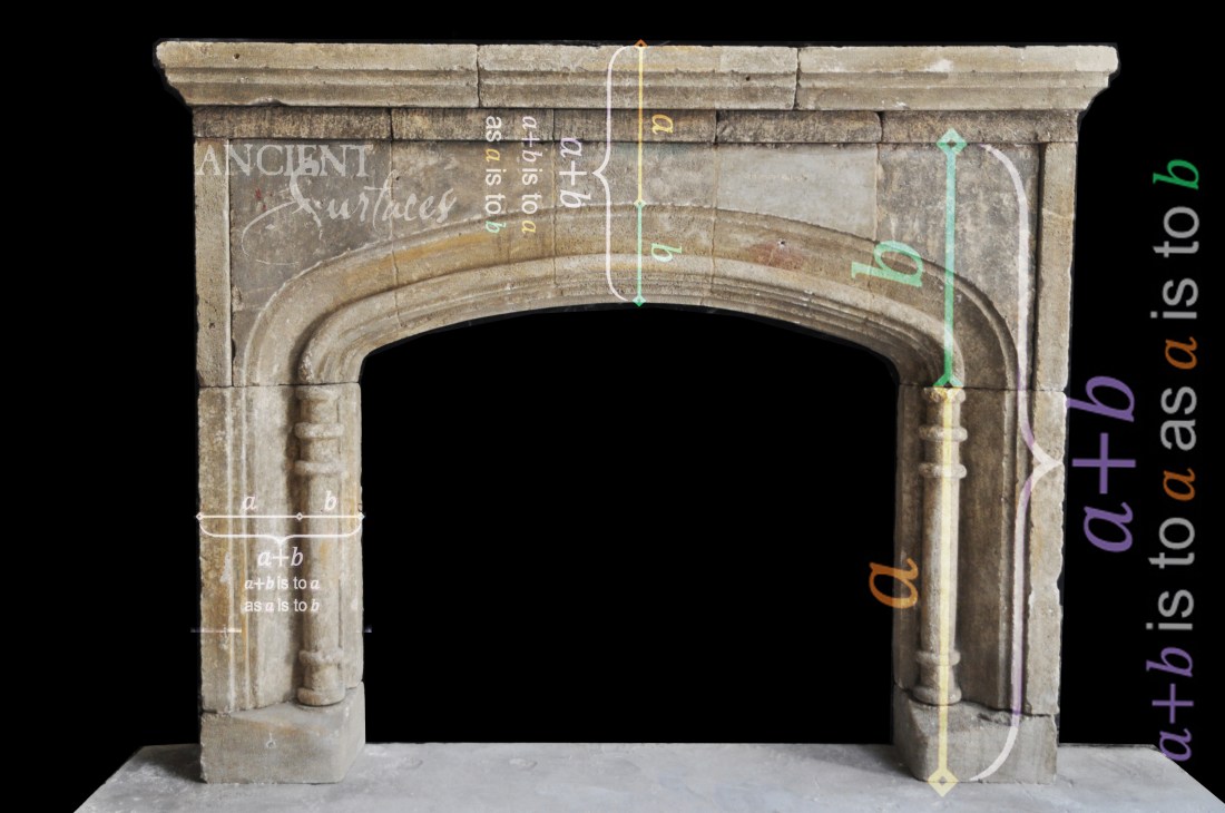 Antique-limestone-fireplace-stone-golden-ratio