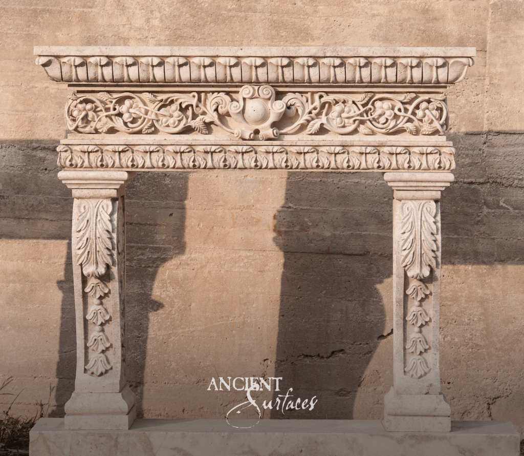 Ancient Surfaces reclaimed limestone mantels
carved limestone mantel
antique limestone fireplace mantel
reclaimed limestone fireplace surround
hand carved stone mantel
French limestone mantel
European antique mantel
historic limestone fireplace surround
architectural limestone mantelpiece
luxury fireplace mantel limestone
reclaimed stone fireplace surround
limestone mantel restoration
antique limestone patina
hand tooled limestone carvings
custom limestone fireplace surround
high end interior limestone mantel
classic carved mantel design
statement fireplace surround
authentic reclaimed limestone fireplace
Ancient Surfaces stone mantels collection